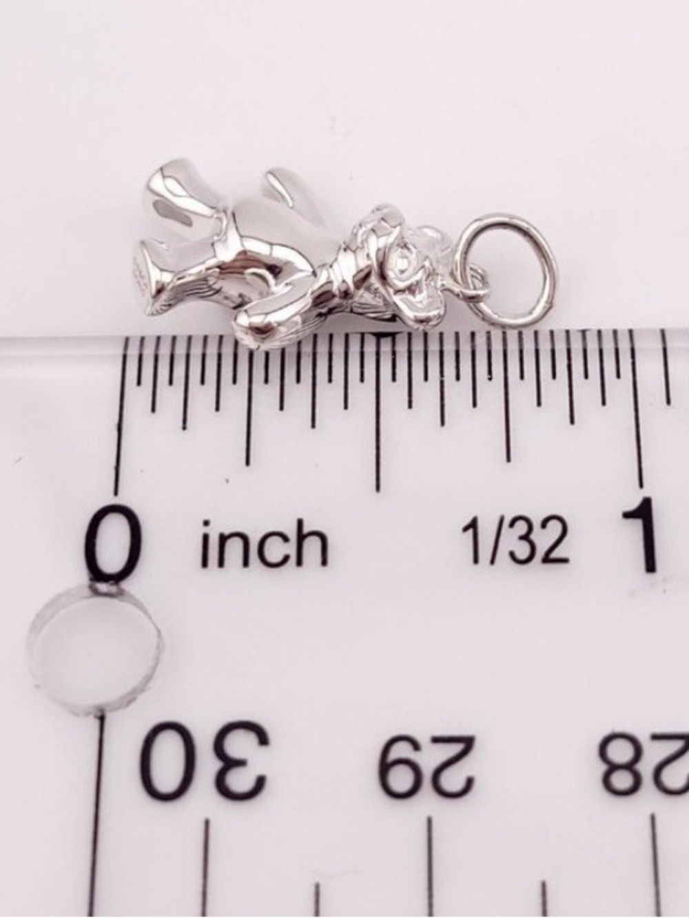 Tiffany & Co. Rare Retired Sterling Silver Teddy Bear Charm Pendant - Picture 7 of 7